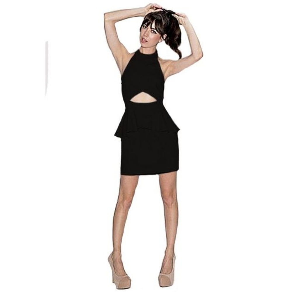 Naven Black Mini Dress